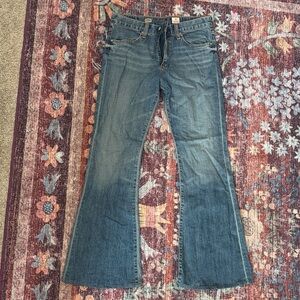 AG Adriano Goldschmied Blue Flare Jeans